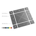 PVC dlažba Mosolut Machine Invisible - Grafit