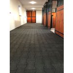 RUBBER Dlažba zámková H-profil - čierna