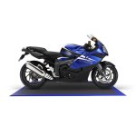 BIKEMOS UNI - PVC podložka pod motorčeku 1,5 m², set - rôzne farby