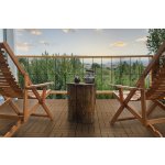Vonkajšia dlažba na balkón mosolut hestra woodlook - tmavý dub