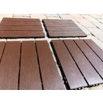 Vonkajšia dlažba na balkón mosolut hestra woodlook - tmavý dub