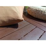 Vonkajšia dlažba na balkón mosolut hestra woodlook - tmavý dub