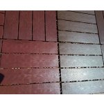Vonkajšia dlažba na balkón mosolut hestra woodlook - tmavý dub vs mahagón