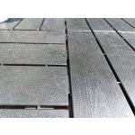 Vonkajšia dlažba na balkón Mosolut Hestra Woodlook - čierna
