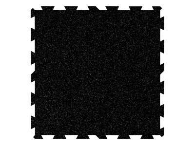 Gumená fitness puzzle doska veľká s 10% vsypom EPDM, 8 mm